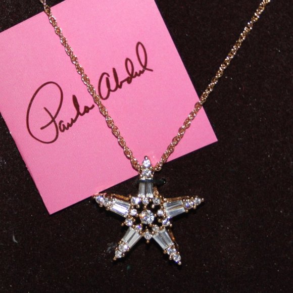 Paula Abdul Jewelry - Paula Abdul's Crystal Star Pendant w chain